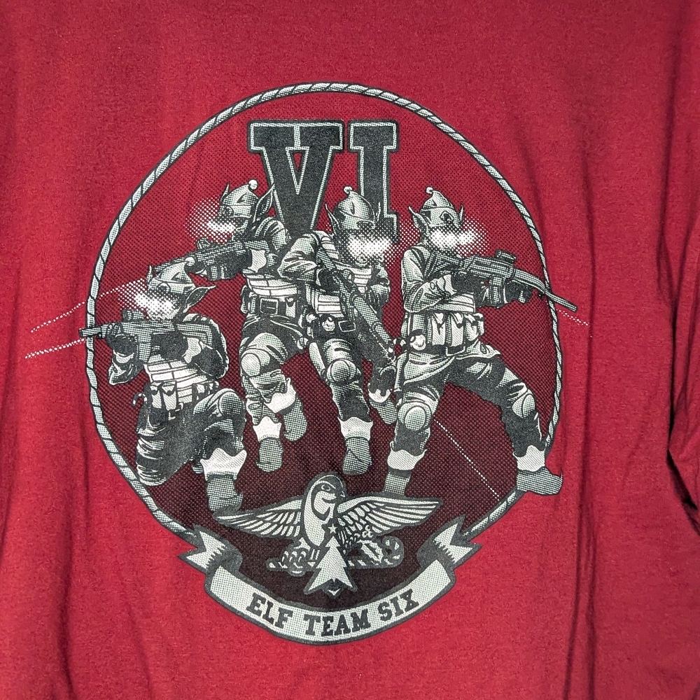 Club Grunt Style "Elf Team 6" Red XL